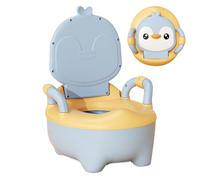 Toiletta da allenamento in vasino per bambini - sedia vasino pinguin non slip per bambini, cassettone portatile e allenatore orinale con sedile comoda, design facile per la casa per la scuola materna