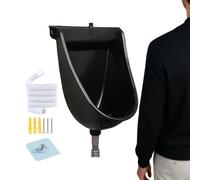Toilette a Con di Sciacquo e Separatore di Urina | Orinatoio A Parete Adatto Per Uso Esterno Casa Dormitorio Giardino Veicolo Ricreativo Appartamento Papà Fidanzato