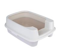 Toilette aperta TIAKI Toyger - crema / grigio chiaro