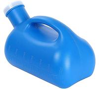 Toilette da viaggio for vasino da uomo, grande orinatoio maschile portatile da 3000 ml(Beige)