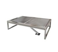 Toilette for cani for cani di piccola taglia, lettiera for cani in acciaio inossidabile, vasini for cani da interno for addestramento in appartamento e patio(110X75cm/43.3X29.5in)