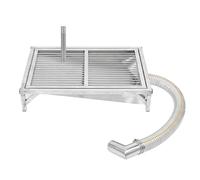 Toilette for cani, toilette for animali domestici in acciaio inossidabile Vassoio for orinatoio for vasino for cani da esterno for interni, for portico Bagno Appartamento Balcone(94X60cm/37X23.6in)