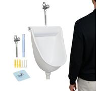 Toilette galleggiante da parete con sciacquone, orinatoio da uomo, per esterni, dormitorio, giardino, appartamento, papà, fidanzato, nonno