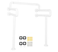 Toilette Grab Bar Double U Shape Ergonomical PC Sus Anti Slip Gandida per servizi igienici per donne in gravidanza con disabilità anziane