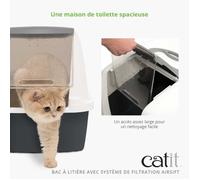 Toilette JUMBO per gatto 46x55x45 cm