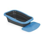 Toilette lettiera Aperta con cronice per Gatti con Tappetino e paletta omaggio