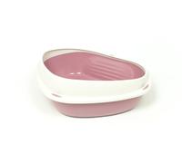 Toilette Lettiera Per Gatti Ad Angolo 49x40x17,5cm Modello 700090 Colore Rosa