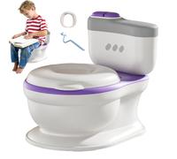 Toilette per addestramento al vasino per bambini, Toilette per addestramento al vasino per bambini - Toilette realistica antispruzzo per bambini - Strumento per imparare a usare il vasino con pulsante