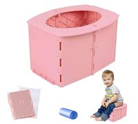 Toilette per Bambini Portatile,Pieghevole Toilette per Bebè,Vasino Portatile da Viaggio,Vasino da Viaggio,Vasino Pieghevole per Bambini,Sedile WC Portatile Con Custodia,Visite al Bagno più Sicure