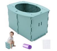 Toilette per Bambini Portatile, Vasino per Bambini, Pieghevole Toilette per Bebè, Viaggi All'Aperto Allenamento Vasino, Adatto per Bambini di 12-36mese, per Interni ed Esterni