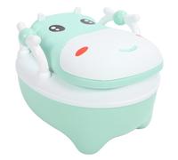 Toilette per Bambini, Toilette per Bambini Grande capacità di Stoccaggio Portatile A Misura di Bambino Staccabile per i più Piccoli per Uso Domestico (GREEN)