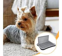 Toilette per cani da interno con vassoio per l'addestramento, cani di