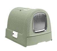 Toilette per gatti Curver - verde: L 51 x P 38,5 x H 39,5 cm