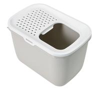 Toilette per gatti Savic Hop In - beige chiaro / bianco