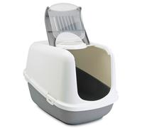 Toilette per gatti Savic Nestor Jumbo - grigio chiaro / bianco