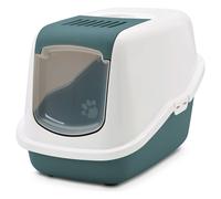 Toilette Per Gatti Savic Nestor Verde 56x39x38,5 Cm Con Filtro A Carbone Attivo