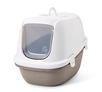 Toilette per gatti Savic Reina con setaccio - grigio / bianco