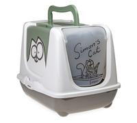 Toilette per gatti Simon's Cat - grigio / verde / bianco