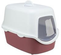 Trixie Trixie Cassetta Igienica Vico - Coperchio - 40 × 40 × 56 Cm - Bacca E Bia