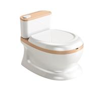 Toilette Per Imparare A Usare Il Vasino Per Bambini - Pulsante Sonoro Con Scarico Realistico, Vaschetta Rimovibile Dal Design Igienico, Sedile Con Cuscino Morbido Per Uso Confortevole, Sedia Per Bambi