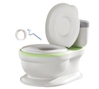 Toilette per imparare il vasino per bambini | Vasino realistico antispruzzo, strumento di addestramento al vasino con protezione di sicurezza a tutto tondo per bambini, ragazzi e ragazze