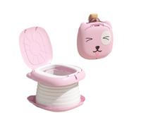 Toilette portatile da viaggio per bambini, vasino ermetico a prova di perdite per auto, orinatoio di emergenza per neonati da esterno, toilette per bambini da campeggio a guida autonoma