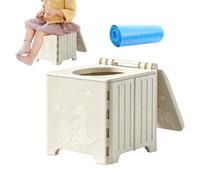 Toilette portatile per bambini, pieghevole, antiscivolo, sedile da | Vasino compatto da viaggio per auto, camion, camper, escursionismo, pesca, viaggi su strada, spiaggia, picnic