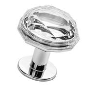 Toilettentank Druckknopf - Funkelnde Strass Struktur | Lange Nägel Schutz Hilfe | Selbstklebender Spülknopf, Stilvolles Silber Design, PET ABS Material, WC Zubehör Dekoration, 3,8x3,8cm