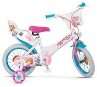 Toimsa Bikes Paw Patrol 14´´ Bike Bianco 4-5 Years Ragazzo