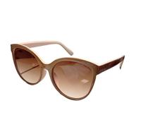 TOIPASTN Occhiali da sole vintage Cat Eye da donna, alla moda (marrone-marrone sfumato)