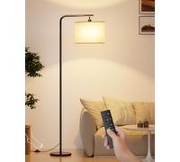 Toipwen Lampada da Terra - Dimmerabile con Telecomando e Interruttore a Pedale 11 Temperature di Colore, Lampadina LED da 8 W, Lampade da Terra Moderna per Soggiorno, Camera da Letto, Ufficio, Studio