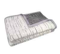 Toison d'Or Atmos - Coperta Lambswool/Jacquard in Acciaio, 210 x 260 cm