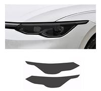 Toiumops Pellicola Protettiva per fari Auto per VW Golf 8 MK8 R Line GTI 2020-2021, Adesivo in TPU Trasparente Nero Fumo, annerito
