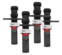 Toivize Tourniquet 4 Pezzi, Tourniquet Medico Militare Laccio Emostatico Nero Lacci Emostatici per Pronto Soccorso di Emergenza, Cura delle Ferite da Combattimento, Autosalvataggio