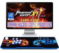 TOJASDN 10000 Giochi in 1 Pandoras Box Arcade Game Console, 3D Double Stick WiFi Arcade Machine per PC, proiettore e TV, Elenco preferiti, 4 giocatori online