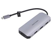 TOJHB Hub USB 3.0 PnP grigio Numero di porte: 7 0,15 m ABS, alluminio VENTION