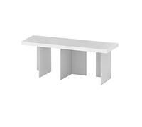 Tojo - Modulo di montaggio piccolo | scaffale espandibile | Libreria autoportante | MDF rivestito bianco, angolo in alluminio | 80 x 28 x 26 cm