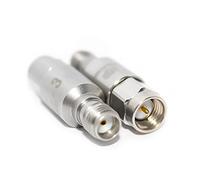TOJOIN 2PCS Attenuatore Coassiale RF, da CC a 3dB 8GHz Attenuatore Fisso da SMA Maschio a SMA Femmina, 2W 50ohm per Comunicazioni Mobili Radar Dell'aviazione (2W 8G 3dB-2pcs)