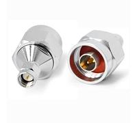 TOJOIN 2PCS RF Coaxial Adapter, Connettore Adattatore Coassiale RF da Maschio SMA a Maschio Type-N 6GHz 50 Ohm per Cavo RF, Antenna Accoppiatore, Radioamatore, Cavo di Estensione, WiFi