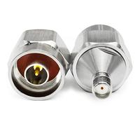 TOJOIN 2PCS RF Coaxial Adapter, SMA Femmina a N Tipo Maschio RF Connettore Coassiale Adattatore 6GHz 50 Ohm per Cavo RF, Antenna Accoppiatore, Cavo di Estensione, WiFi