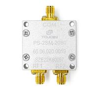 TOJOIN Microstriscia Diviseur de Puissance Passif, 2-8GHz Microstrip Power Divider 2 voies SMA Séparateur pour Mesures RF/Micro-ondes Séparateur Coaxial, Système D'Antenne(PS-2SM-2080)