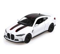 TOKAXI Auto modellini BMW M4 CSL in scala 1/36, modellini in pressofusione, veicoli BMW M4, auto giocattolo regalo per ragazzi e ragazze (bianco)