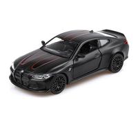 TOKAXI Modellino di auto BMW M4 in scala 1/36, modellini auto giocattolo BMW, regali per ragazzi e ragazze (nero)