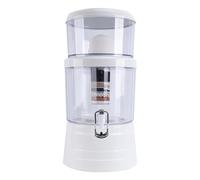 Tokenhigh Depuratore d'acqua con caraffa filtrante, filtro purificante minerale al carbonio di grande capacità da 16 litri, dispenser di filtri per acqua alcalina da banco con rubinetto, barilotto