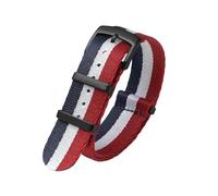 Tokicoo Cinturino di ricambio in nylon liscio intrecciato da 20 mm e 22 mm per orologi meccanici e smartwatch, adatto sia per uomo che per donna.,Stile 3,20 mm