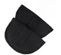 TOKIDNY 1 Paio di Spalline in Spugna Sottile 1Cm per Donna Spalline da Cucire Lavabili e Riutilizzabili Spalle Basse e Strette Nero