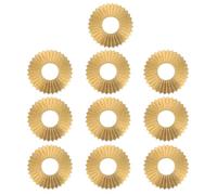 TOKIDNY 10 Pezzi Guarnizioni Maniglia in Rame Oro Stile Retrò per Pomelli | Design Cinese Antico, Accessorio Decorativo per Uso Personale e Professionale, Formato Compatto e Portatile