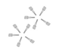 TOKIDNY 10 Pezzi Vite Resistente Calibro Inossidabile in per Quadrante a Corsoio e Argento a Piatta Salda per Officina e Riparazione