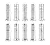 TOKIDNY 12 Inserti in Alluminio per frecce da tiro con l' per aste da 6 mm - Inserti universali con Punta filettata per - Accessori di Ricambio per Punte di Freccia per esercitazioni al tiro