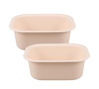 TOKIDNY 2 Pezzi Bacinella Fasciatoio per Ragazzo Ragazza in Plastica Ispessita Resistente al Calore Vaschetta Multiuso per Lavaggio Viso e Piedi Accessorio Bagnetto e Cambio Pannolino